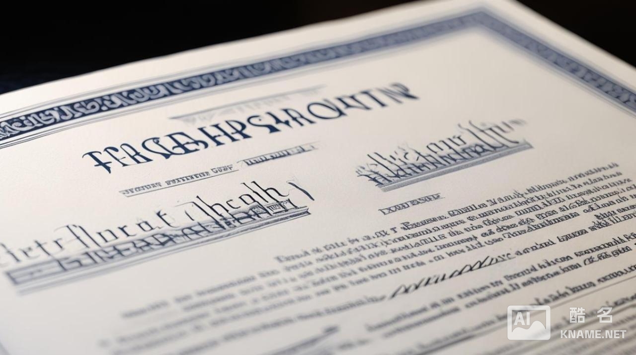 商标注册证上的字体是什么类型？