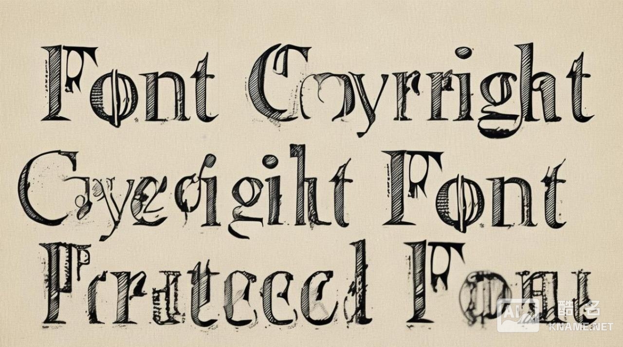 哪些字体受版权保护？，什么字体享有版权？，何种字体存在版权？