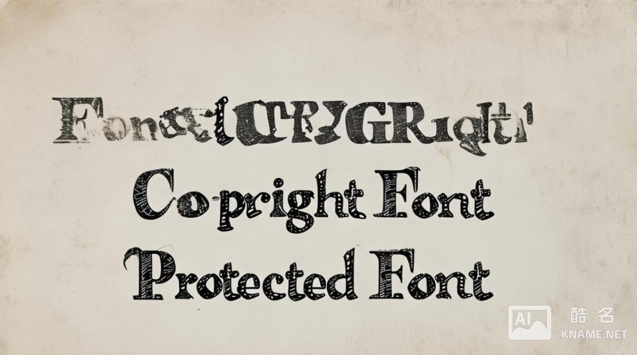 哪些字体受版权保护？，什么字体享有版权？，何种字体存在版权？