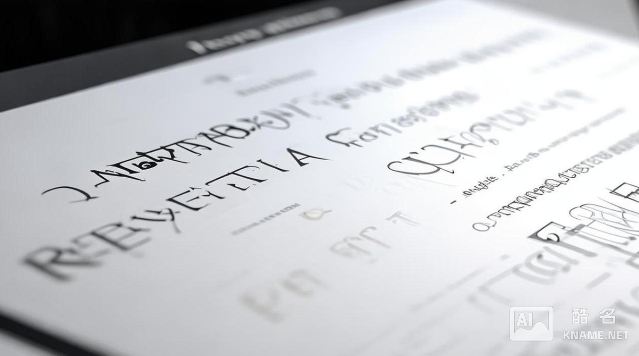 名称商标注册字体