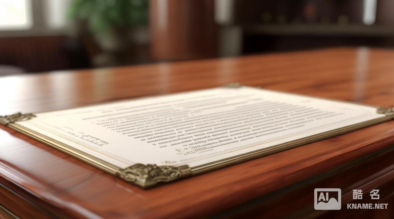 家居类目商标注册证