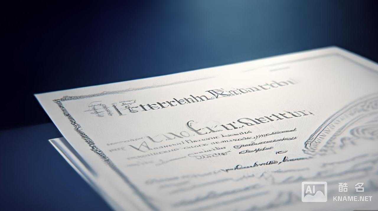 商标注册证书 英文