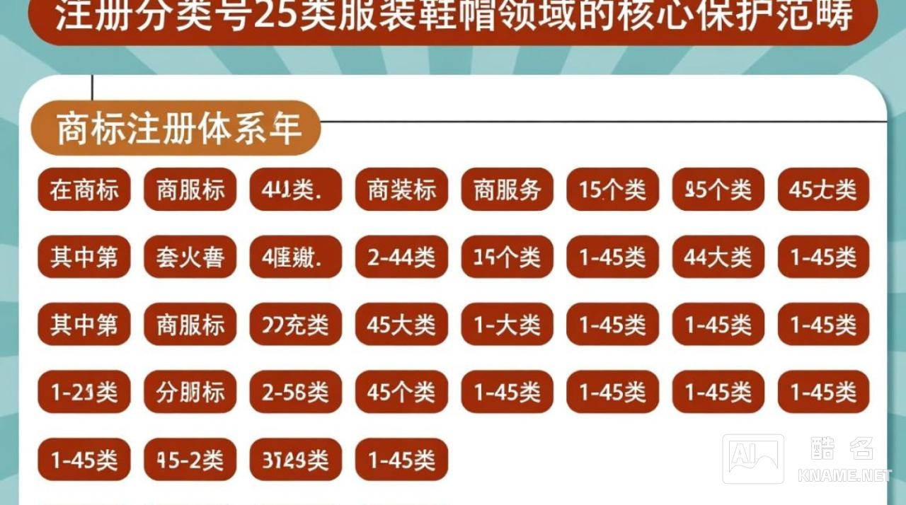 商标注册分类号25类具体包含哪些商品或服务？
