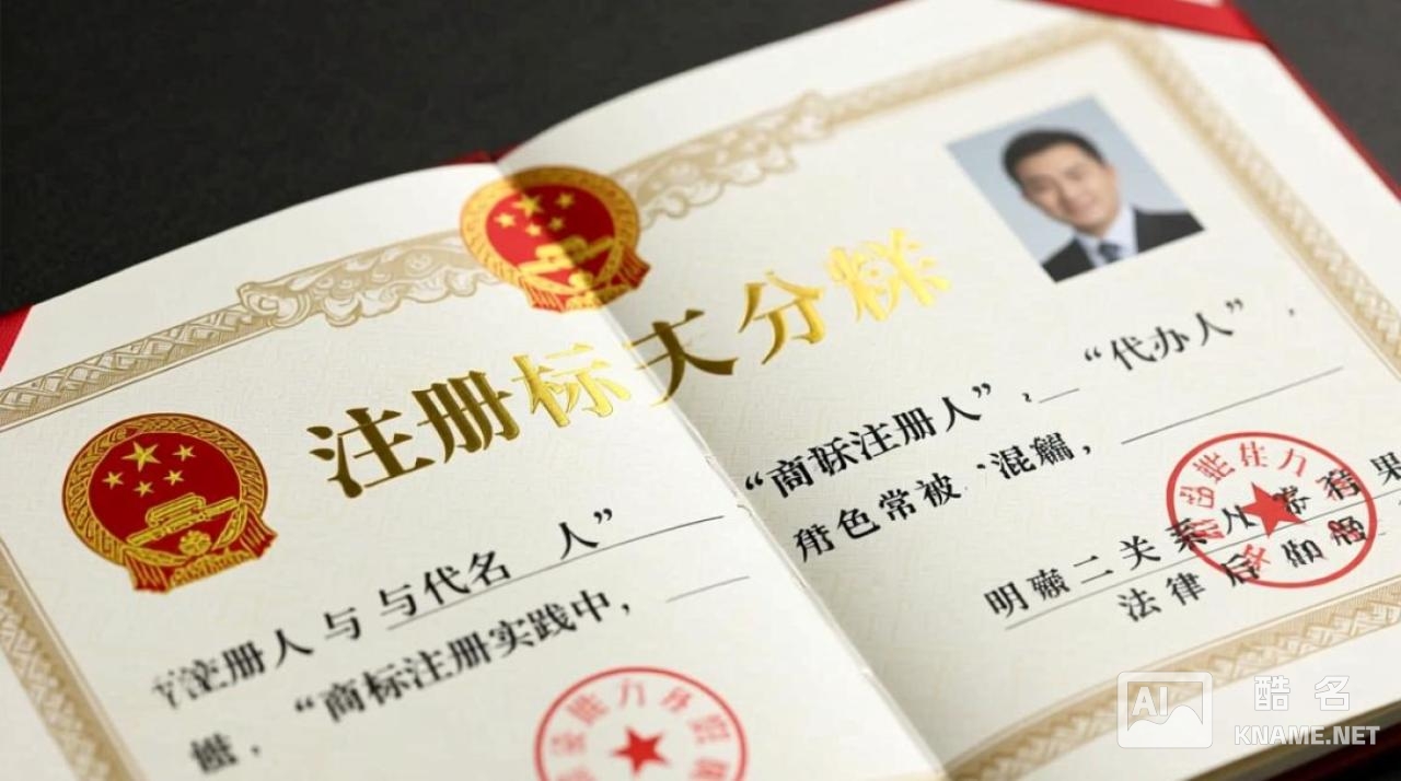 商标注册人是代办人名字，这合法吗？