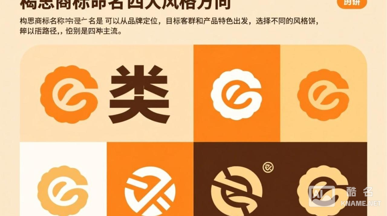 饼类食品商标注册名字大全，如何起一个大气又好听的创意名字呢？