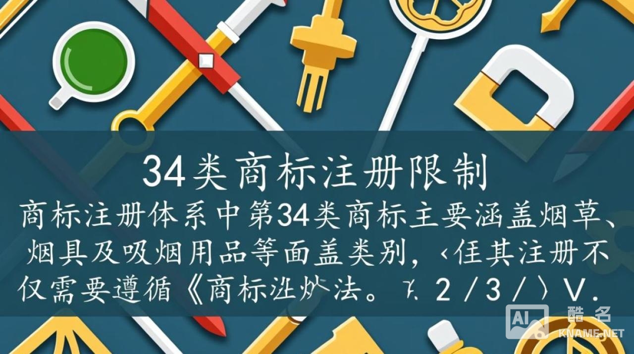 第34类商标注册限制具体有哪些条件和限制？