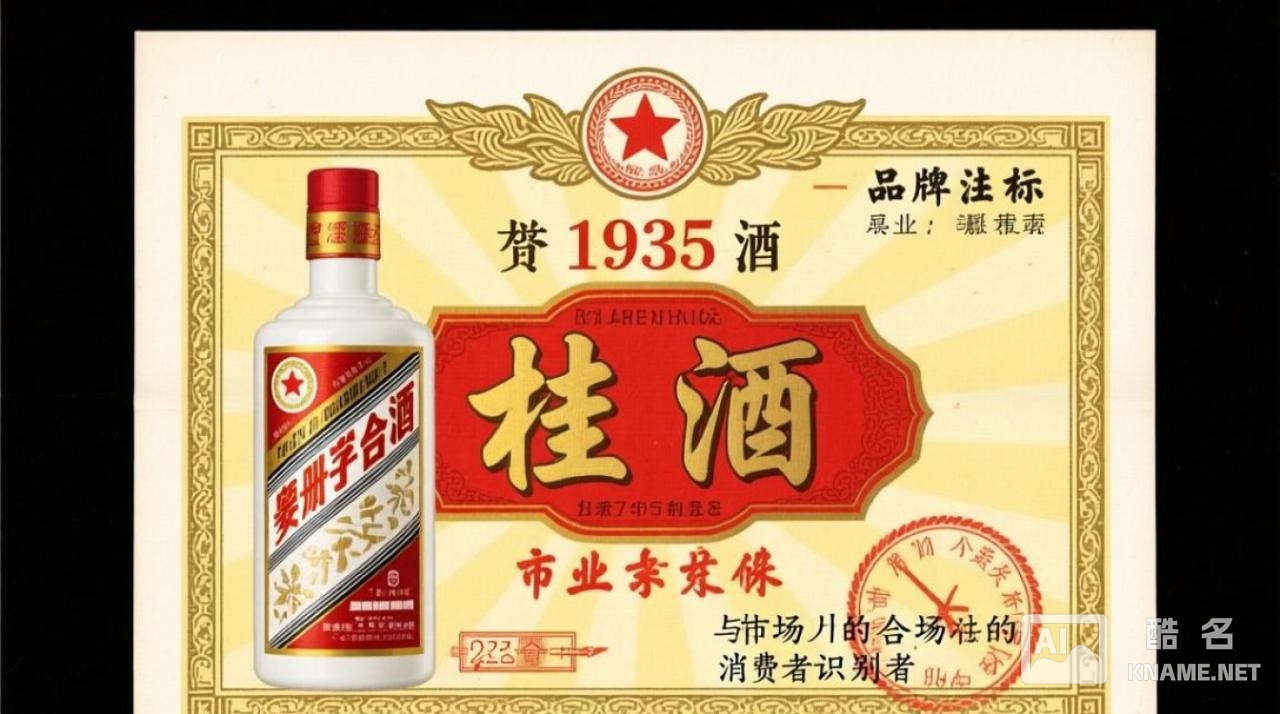 桂载1935酒商标注册成功了吗？