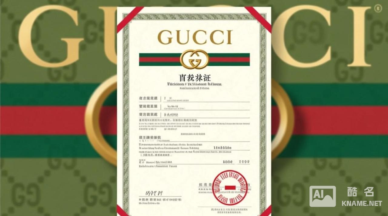 Gucci商标注册证图上，商标细节与法律保护范围是怎样的？