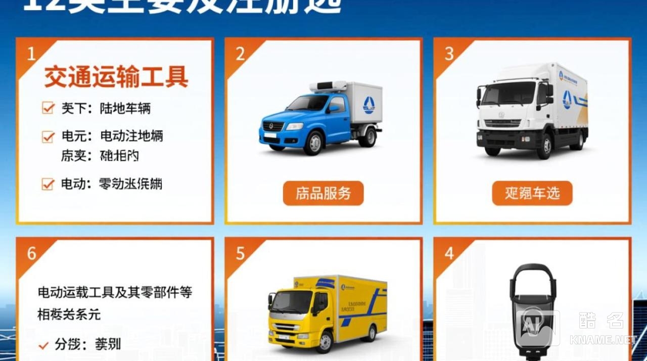 新商标注册第12类，哪些商品能注册？