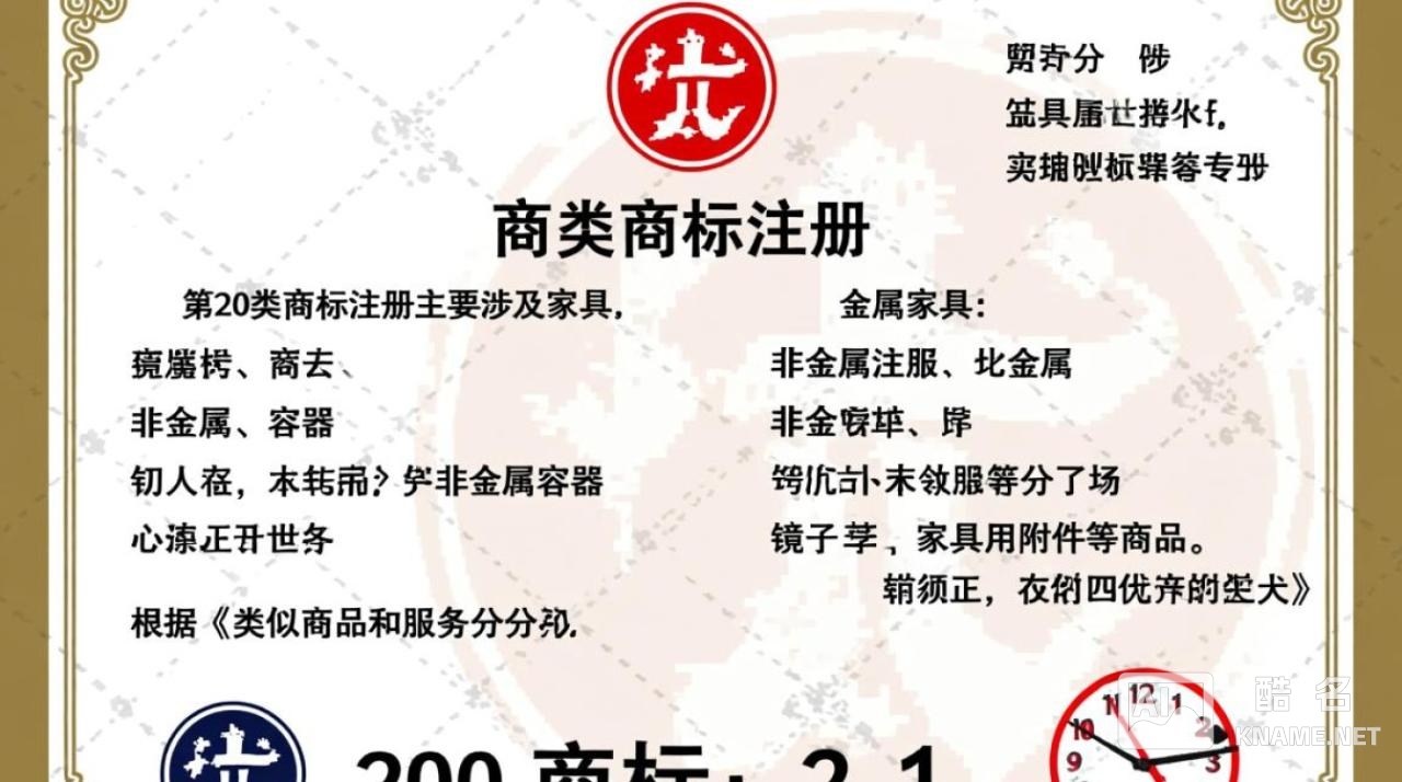 第20类商标注册，哪些类别和商品项目容易通过？