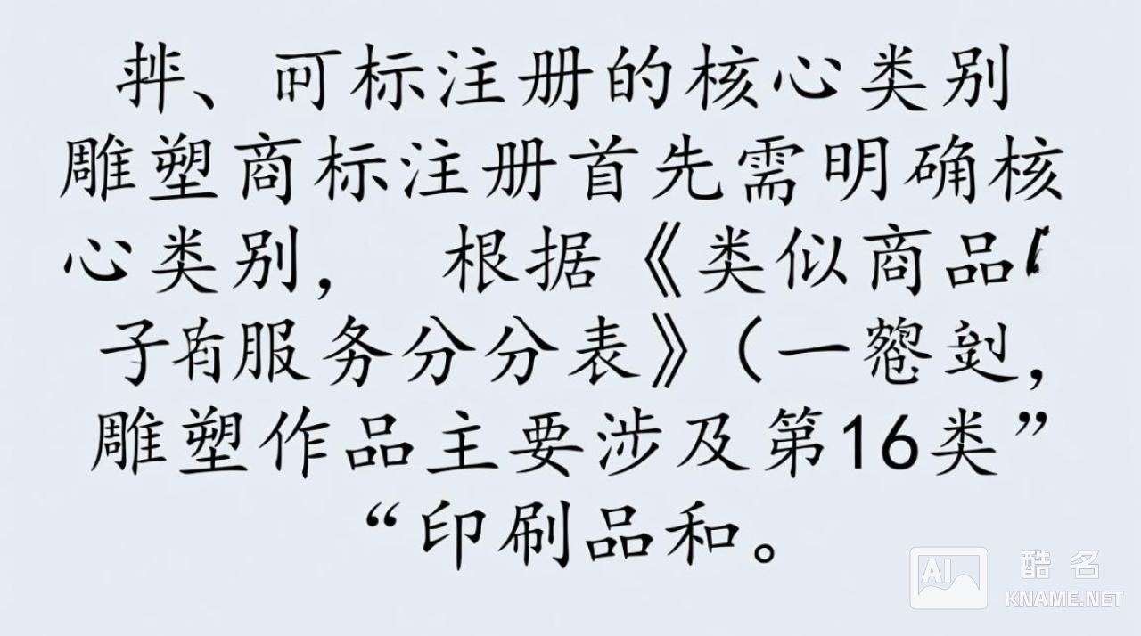 雕塑商标注册该归在哪类目申请？