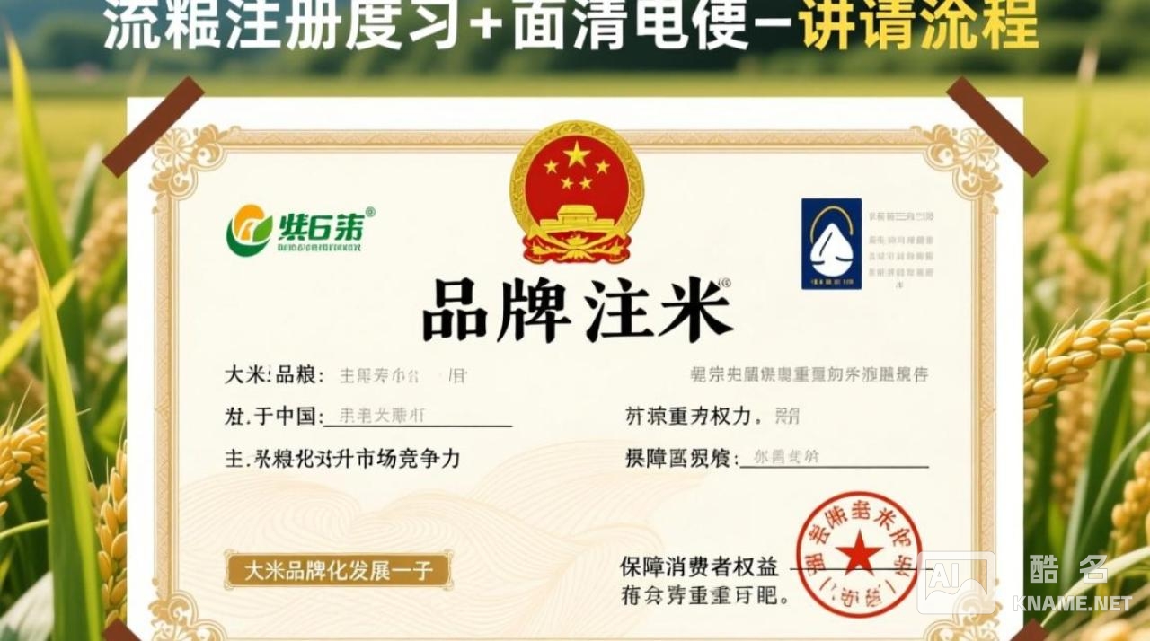 大米商标注册证