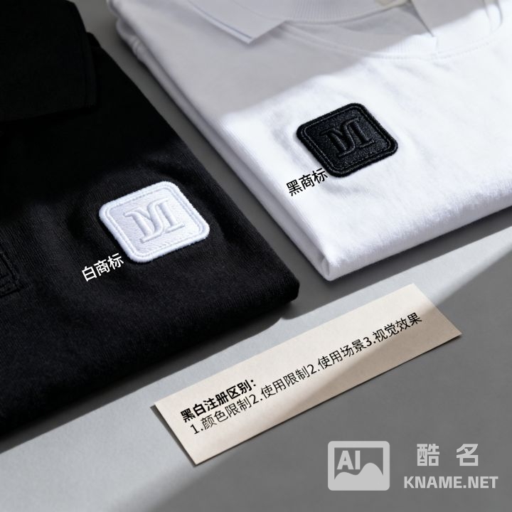 服装白商标黑商标区别在哪？服装商标黑白注册有什么区别