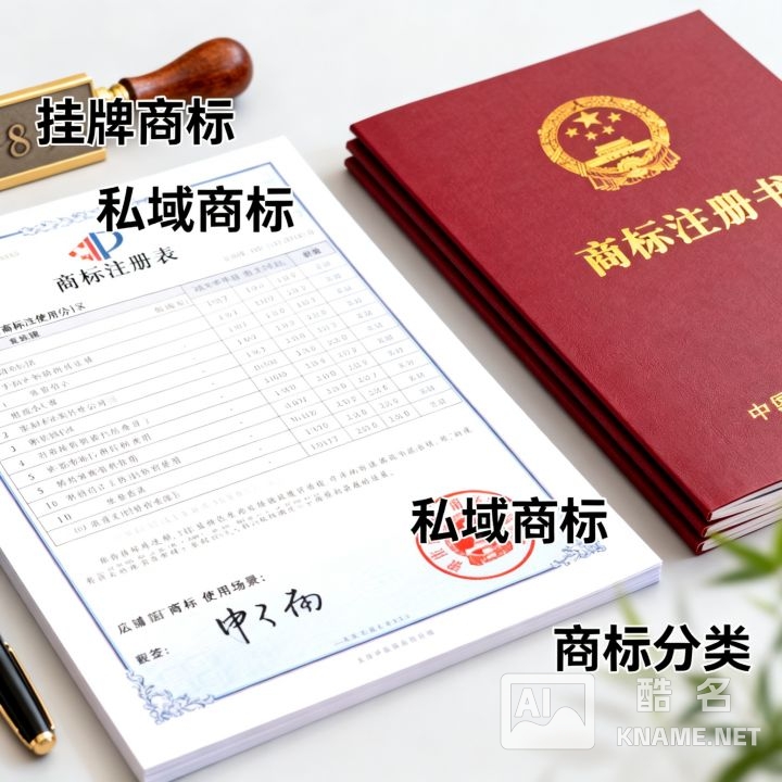 挂牌商标和私域商标有什么区别？商标分类第几类