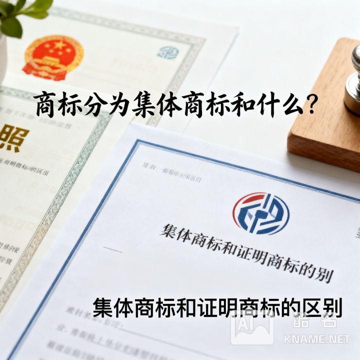 商标分为集体商标和什么？集体商标和证明商标的区别