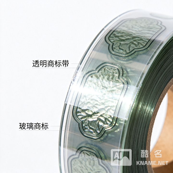 透明商标带玻璃商标到底是什么意思，怎么用？