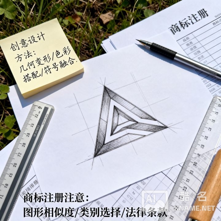 三角形广告商标图案的创意设计方法有哪些，商标注册需要注意什么
