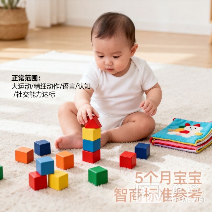 5个月宝宝的智商标准是多少？，多少算正常