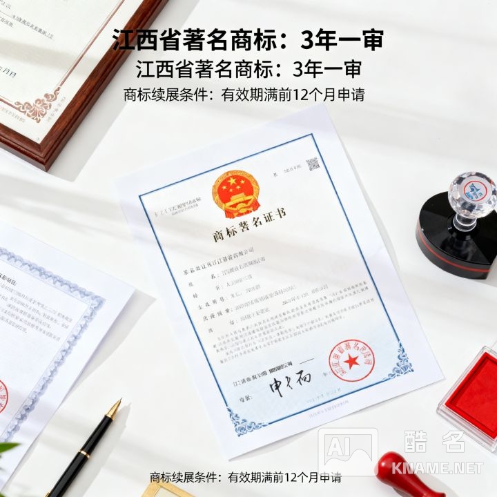 江西省著名商标是几年一审？，商标续展条件有哪些？
