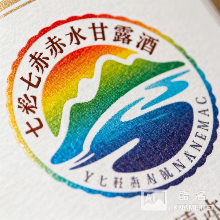 七彩赤水甘露酒商标图案隐藏着什么？，是什么意思？