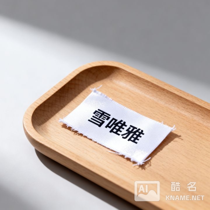 雪唯雅商标名字到底怎么样，能注册成功吗？