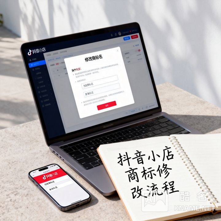 怎么改抖音小店商标名