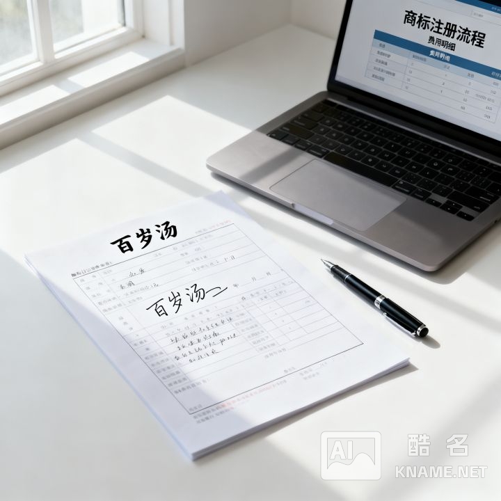 百岁汤能不能成功注册商标，商标注册流程及费用是多少